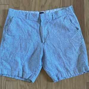 Men’s J.Crew linen cotton blend shorts size 36